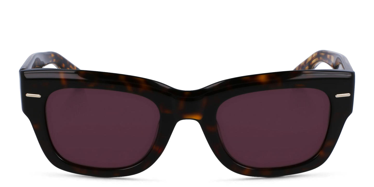 Calvin Klein Rectangle Sunglasses in Havana – Product Photo 0