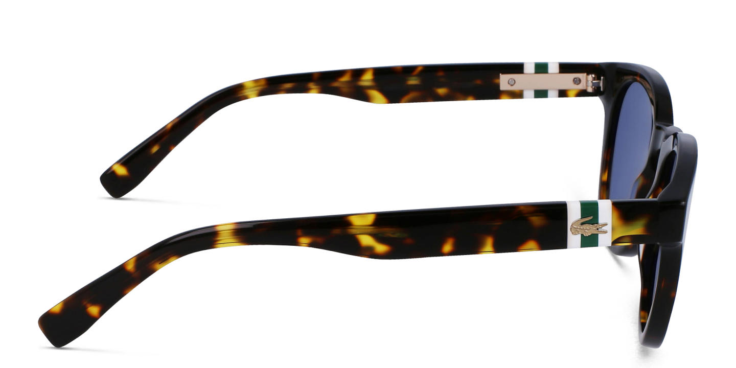 Lacoste Round Sunglasses in Tortoise – Product Photo 2