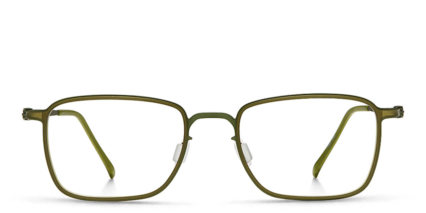 Modo Square Eyeglasses in Green – Product Photo 0