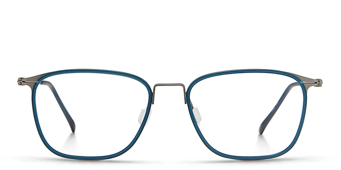 Modo Square Eyeglasses in Blue – Product Photo 0