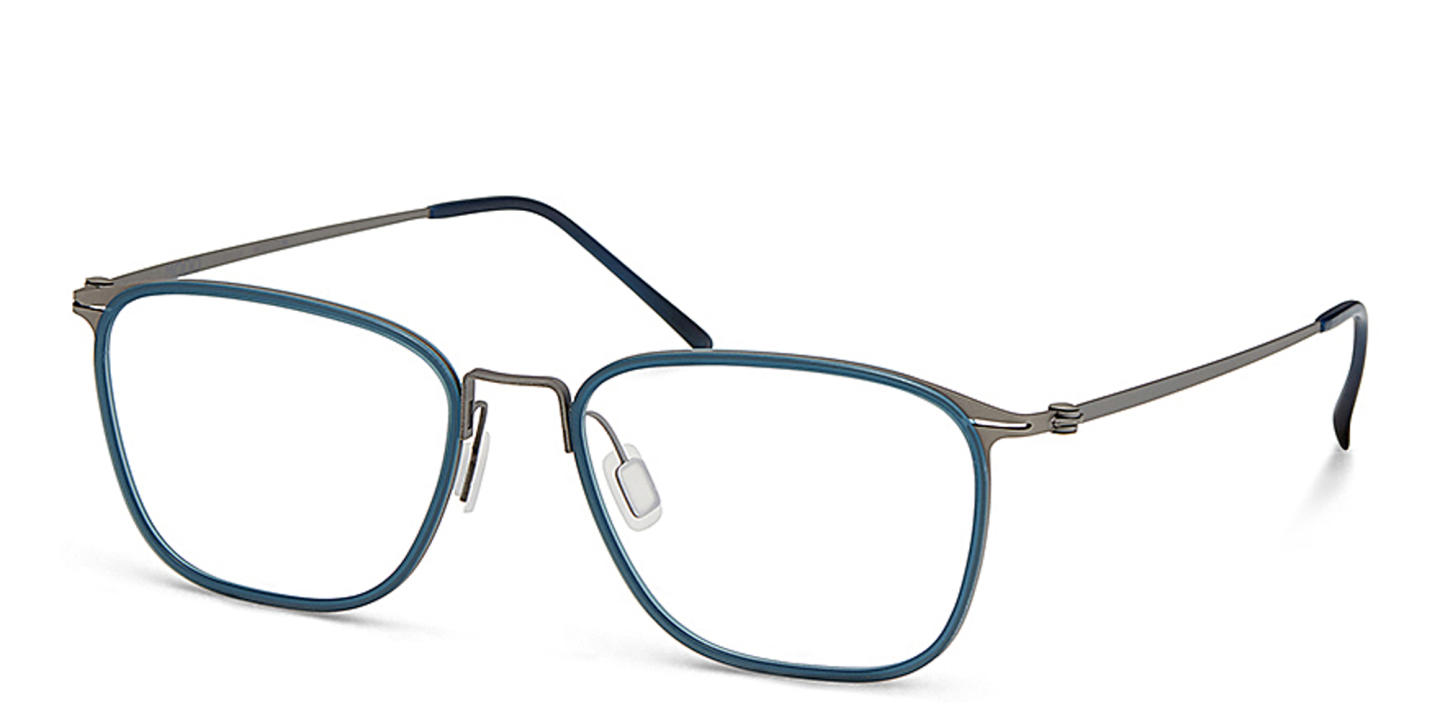 Modo Square Eyeglasses in Blue – Product Photo 1