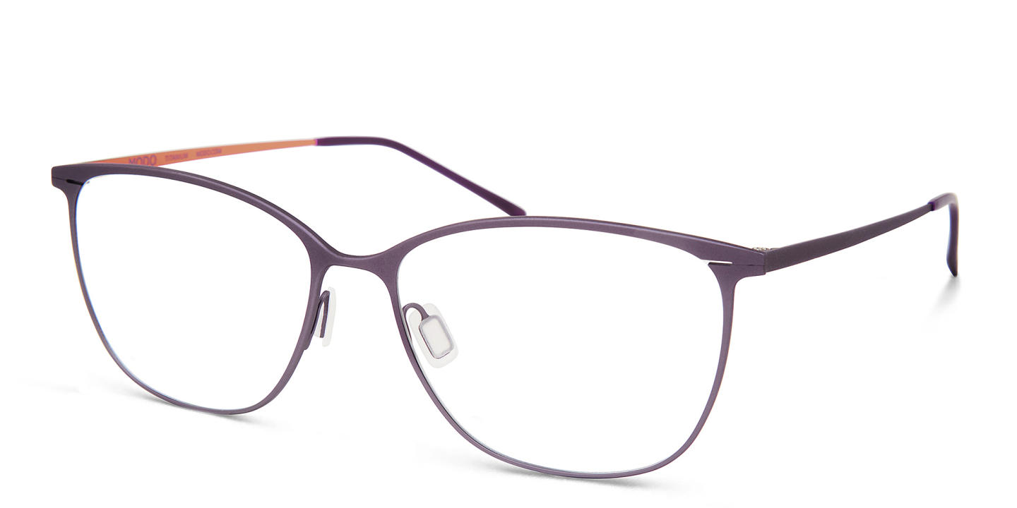Shop Modo Square Eyeglasses in Purple online.