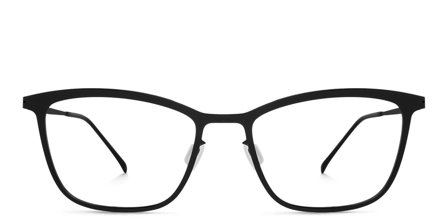 Modo Square Eyeglasses in Black – Product Photo 0