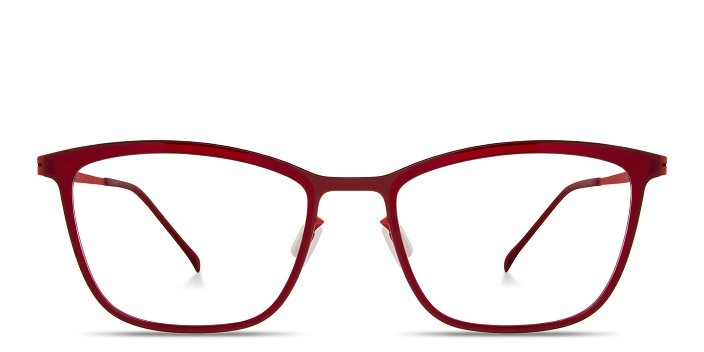 Modo Unisex Cat-Eye Eyeglasses in Burgundy – Product Photo 0