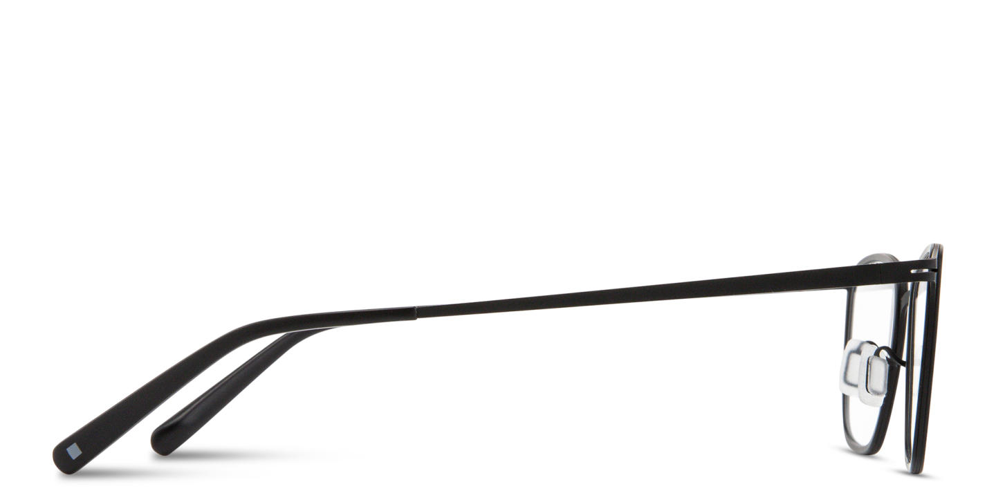 Shop Modo Rectangle Eyeglasses in Black online.