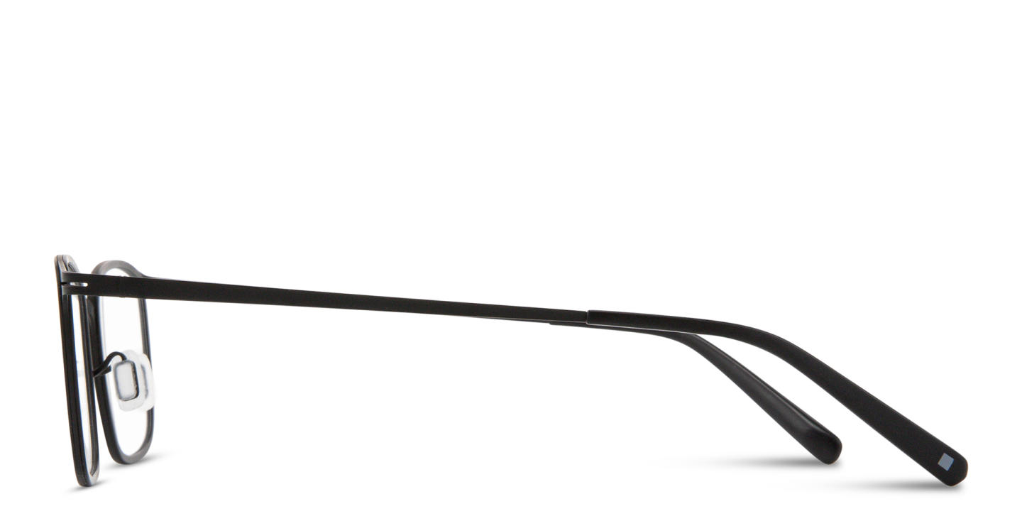 Shop Modo Rectangle Eyeglasses in Black online.