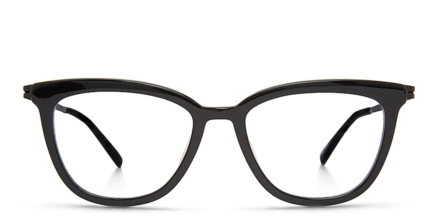 Shop Modo Cat Eye Eyeglasses in Black online.