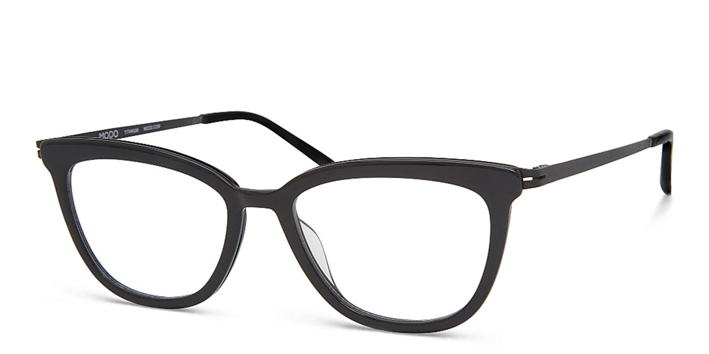 Shop Modo Cat Eye Eyeglasses in Black online.