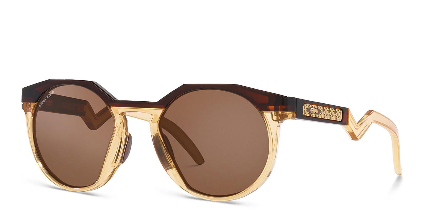 Oakley HSTN Round Sunglasses in Brown – Product Photo 1