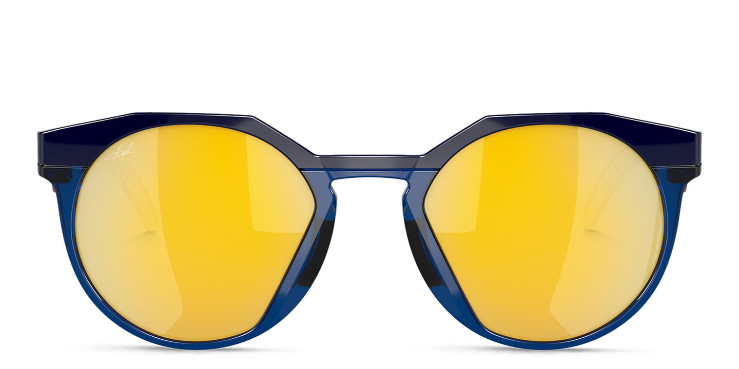 Oakley HSTN Round Sunglasses in Blue – Product Photo 0