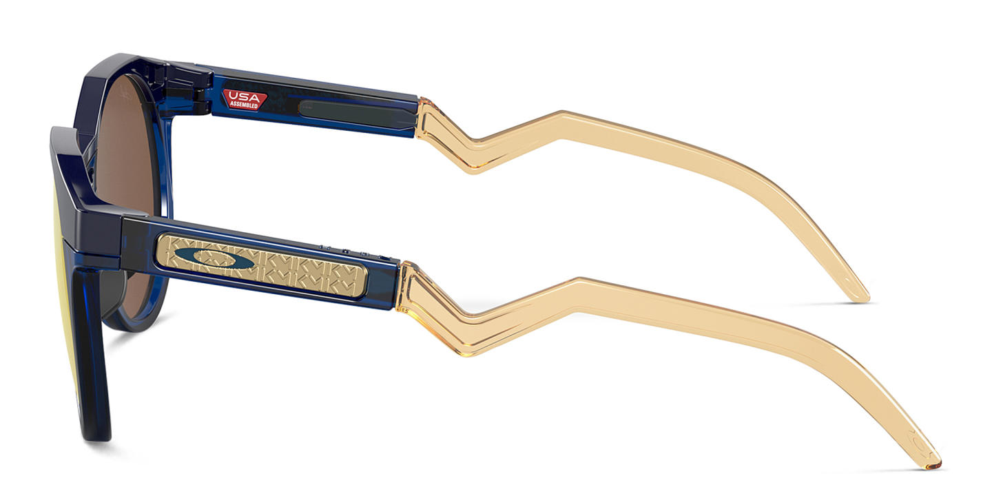 Oakley HSTN Round Sunglasses in Blue – Product Photo 2