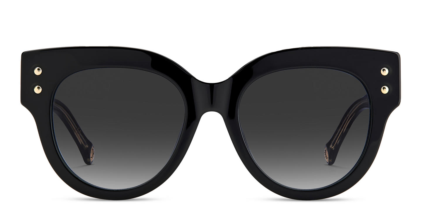 Carolina Herrera Round Sunglasses in Black – Product Photo 0