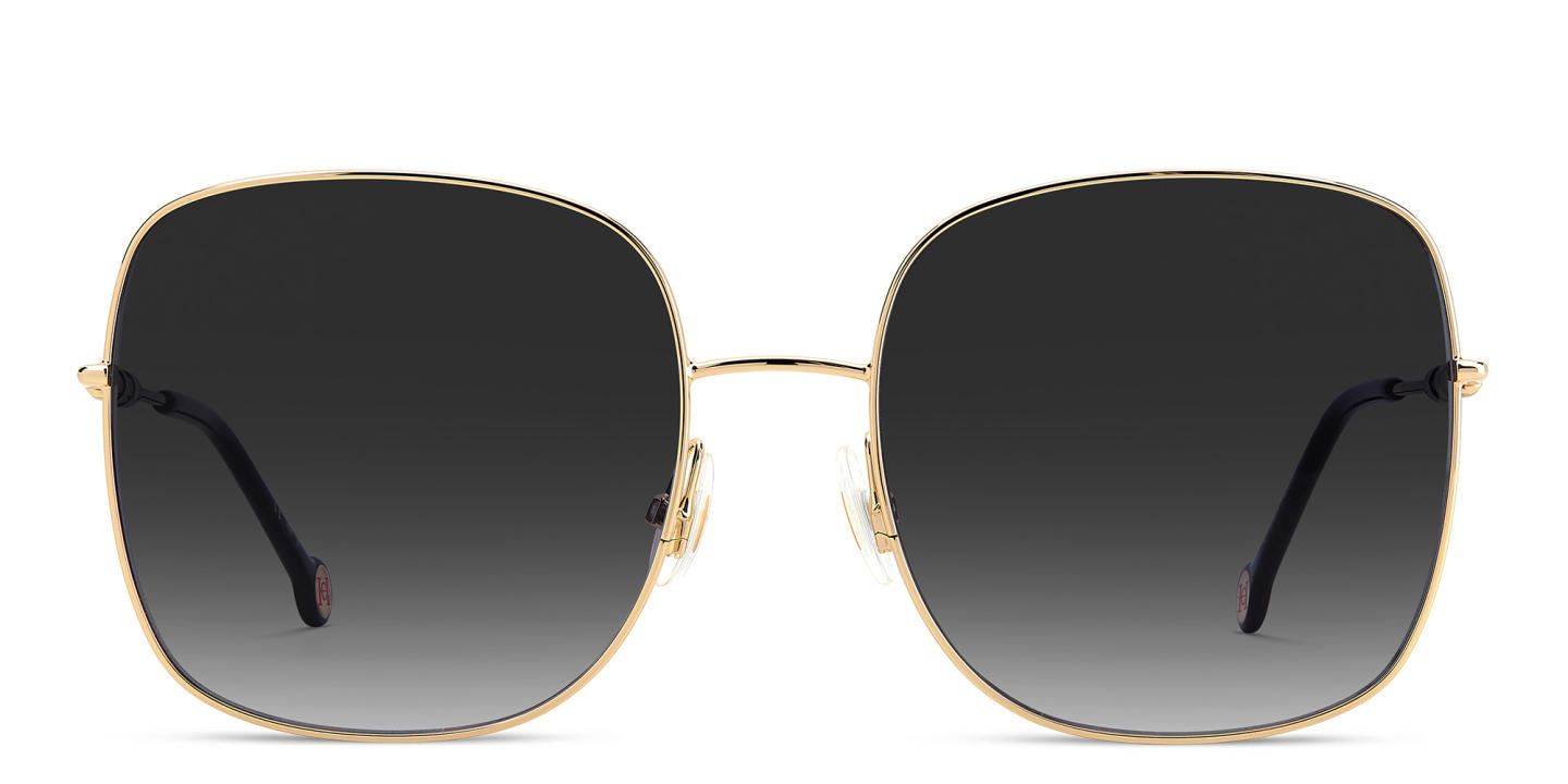 Carolina Herrera Oversized Square Sunglasses in Gold – Product Photo 0