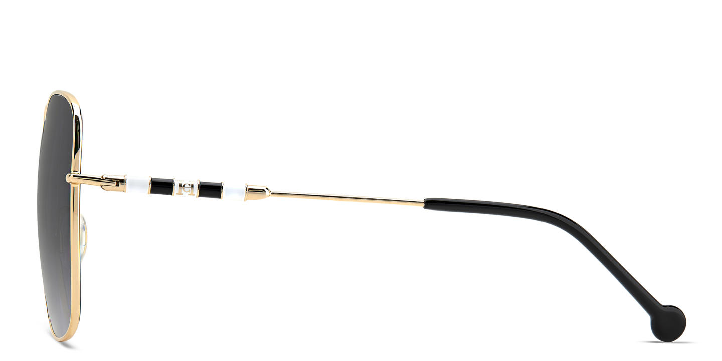 Carolina Herrera Oversized Square Sunglasses in Gold – Product Photo 2