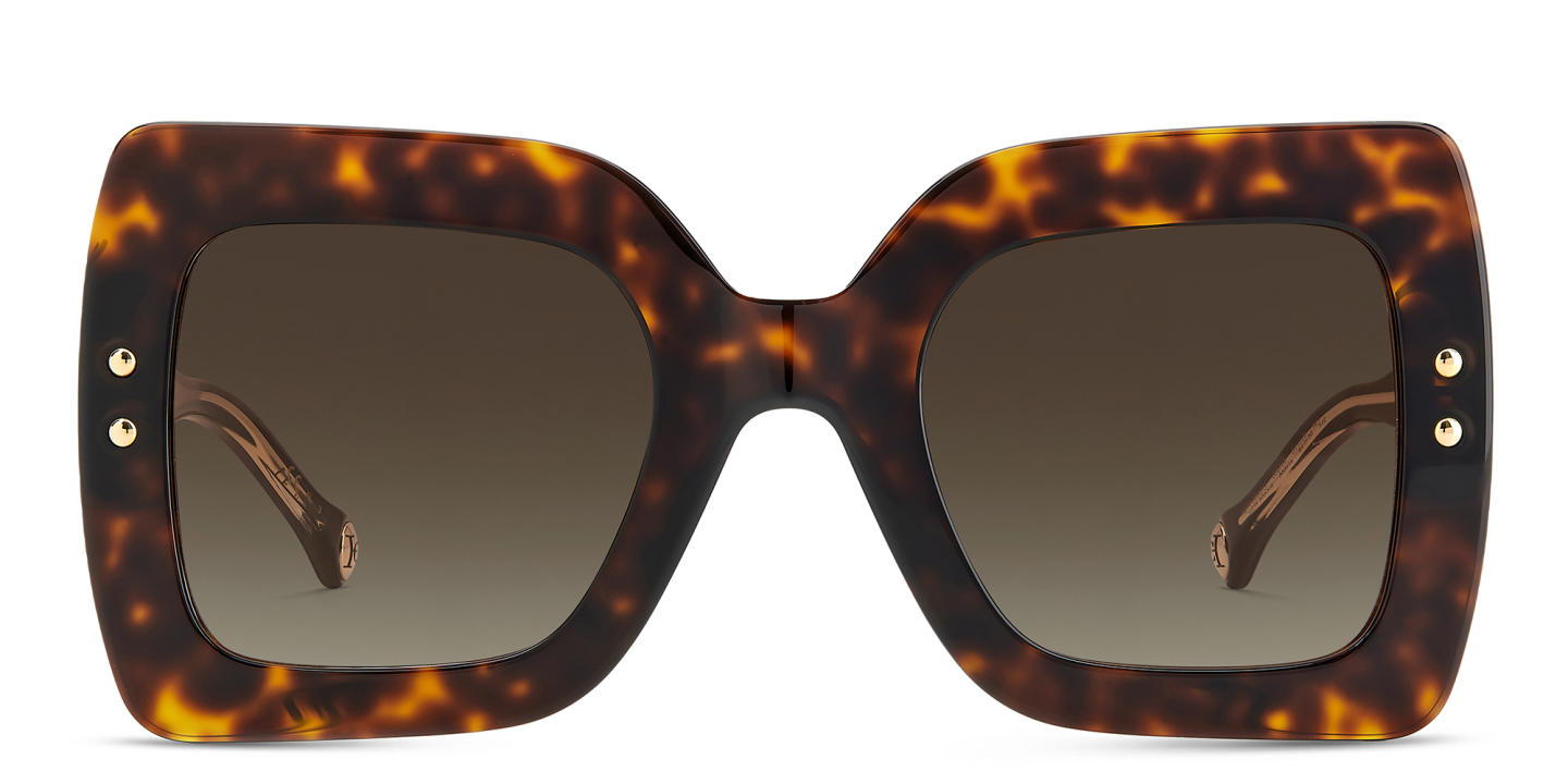Carolina Herrera Oversized Square Sunglasses in Havana – Product Photo 0