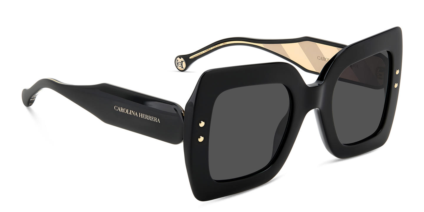 Carolina Herrera Oversized Square Sunglasses in Black – Product Photo 2