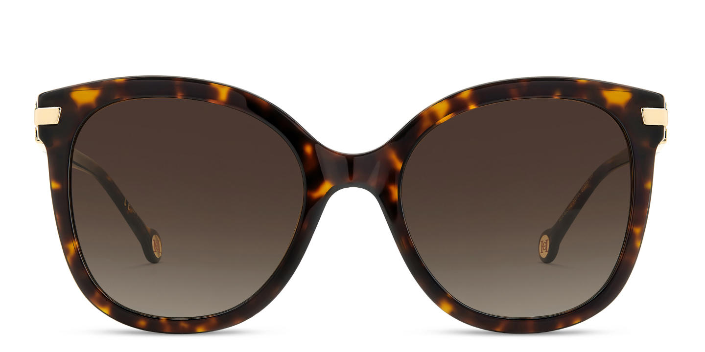 Carolina Herrera Round Sunglasses in Havana – Product Photo 0