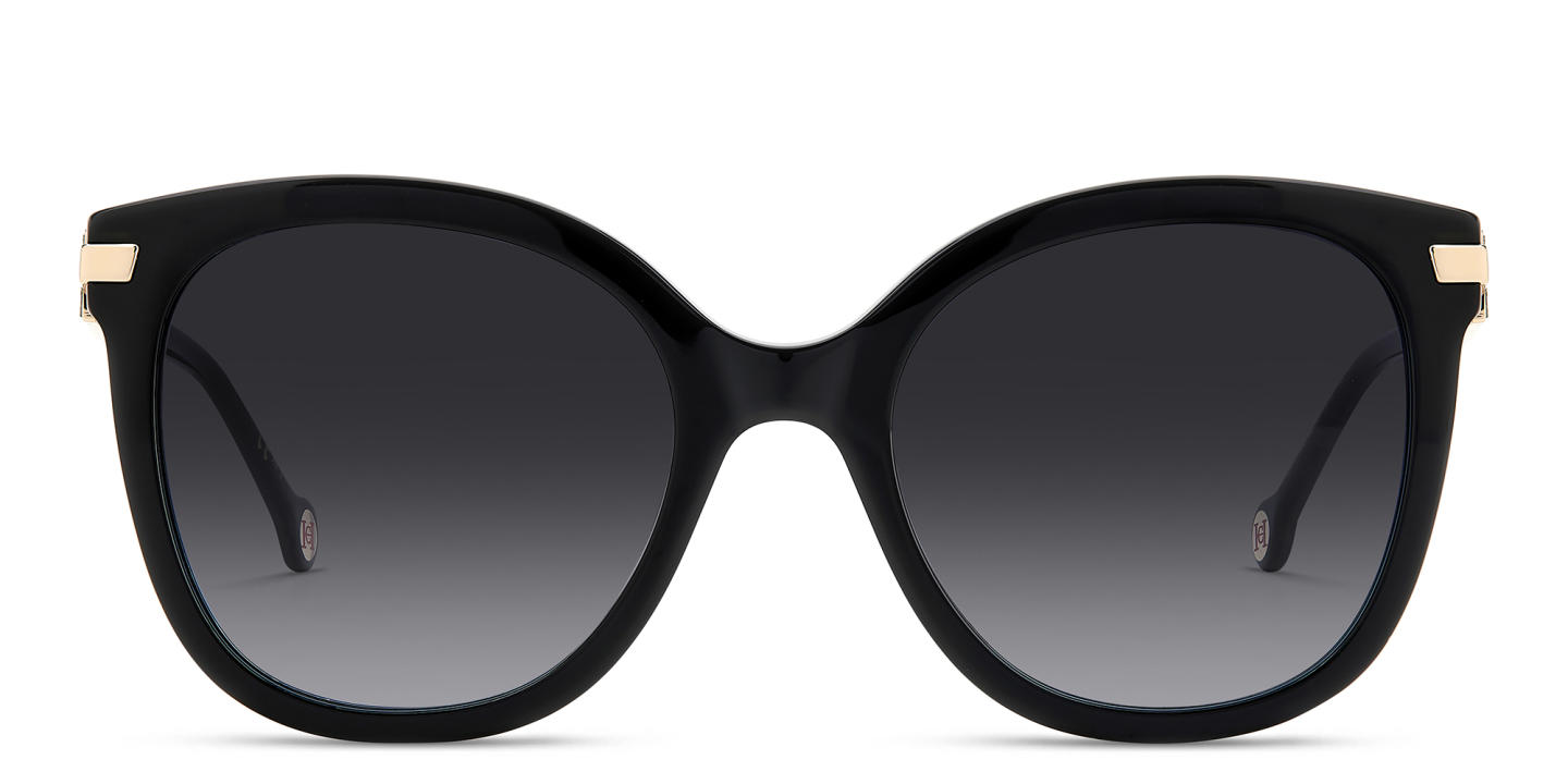 Carolina Herrera Round Sunglasses in Black – Product Photo 0
