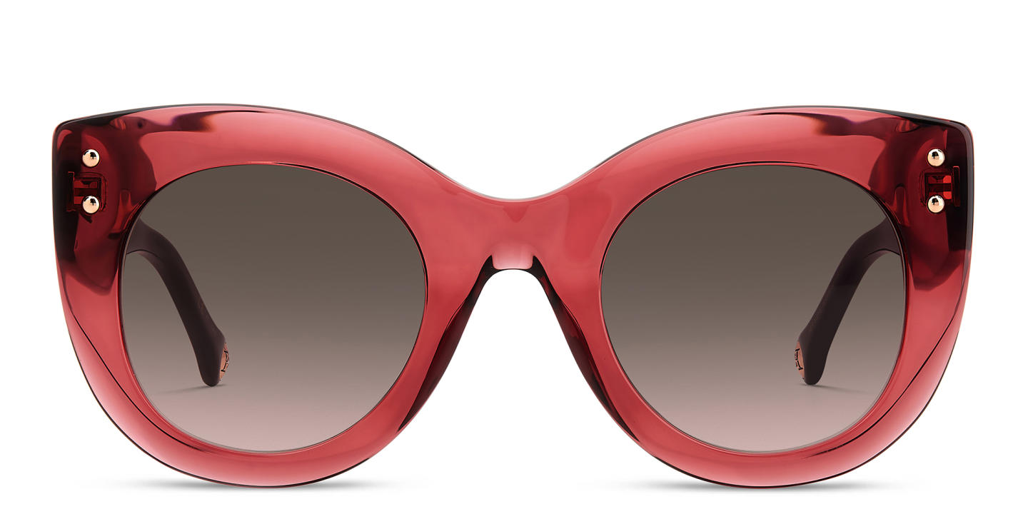 Carolina Herrera Cat-Eye Sunglasses in Red – Product Photo 0