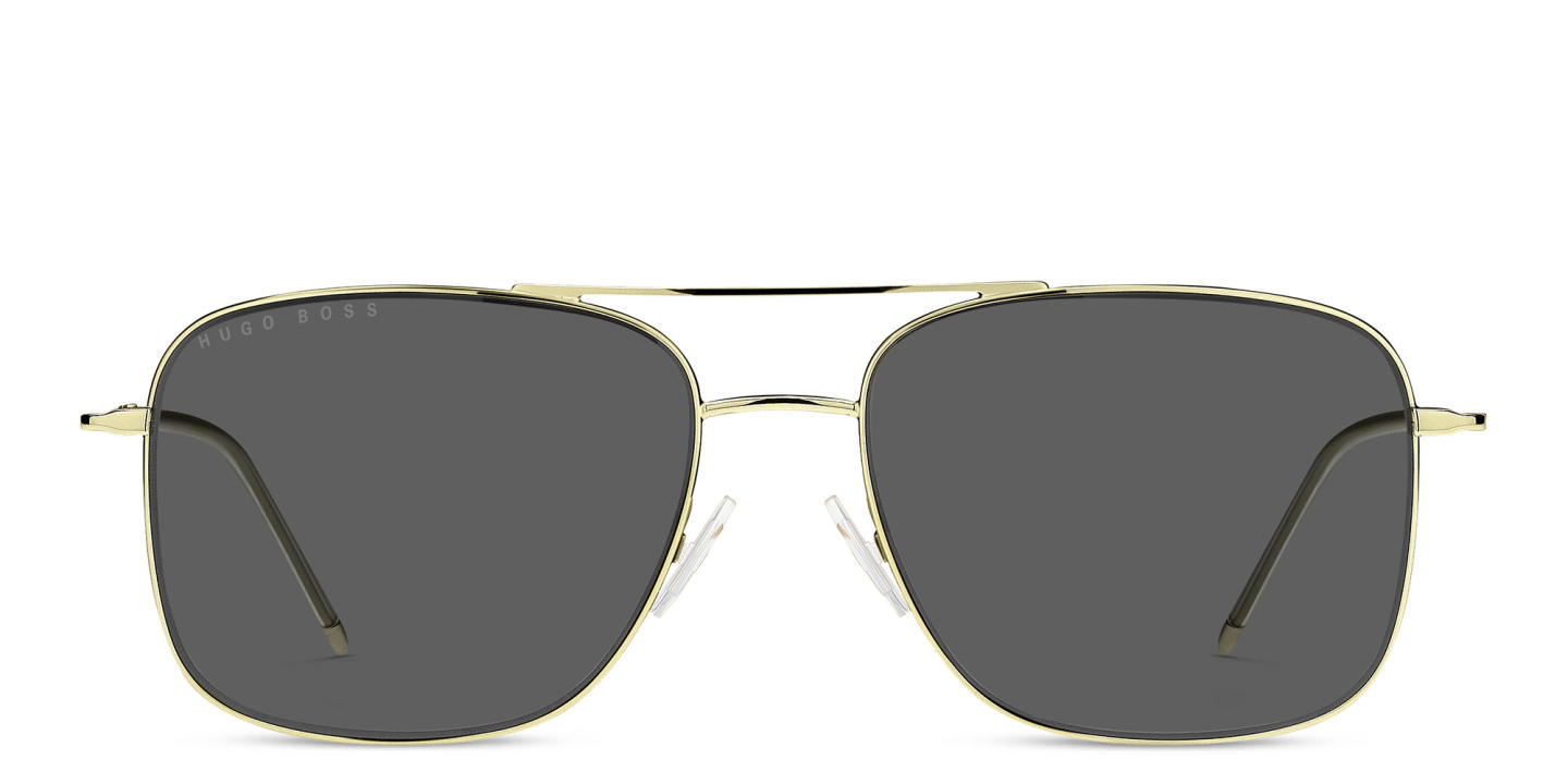 Hugo Boss Square Sunglasses in Gold – Product Photo 0