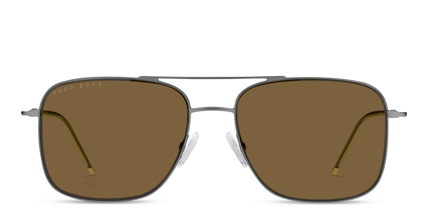 Hugo Boss Square Sunglasses in Gunmetal – Product Photo 0