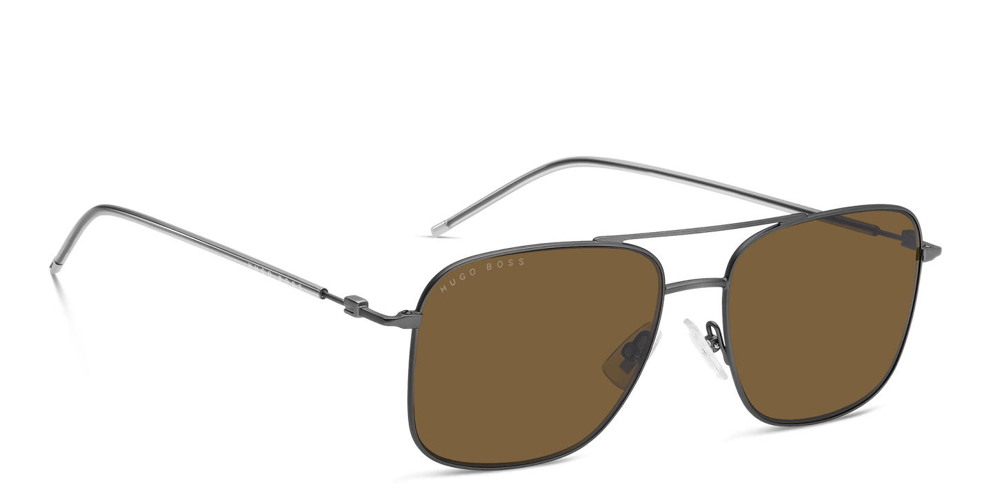 Hugo Boss Square Sunglasses in Gunmetal – Product Photo 2