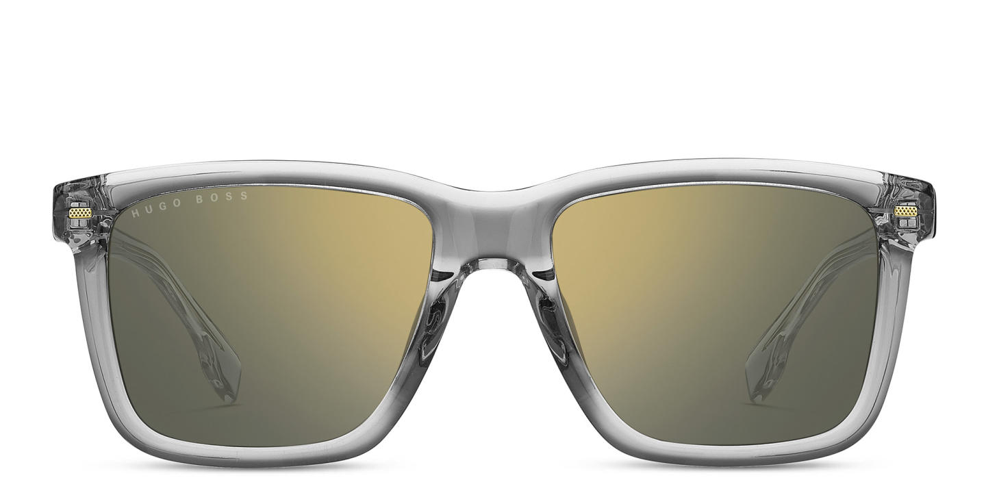 Hugo Boss Rectangle Sunglasses in Grey – Product Photo 0