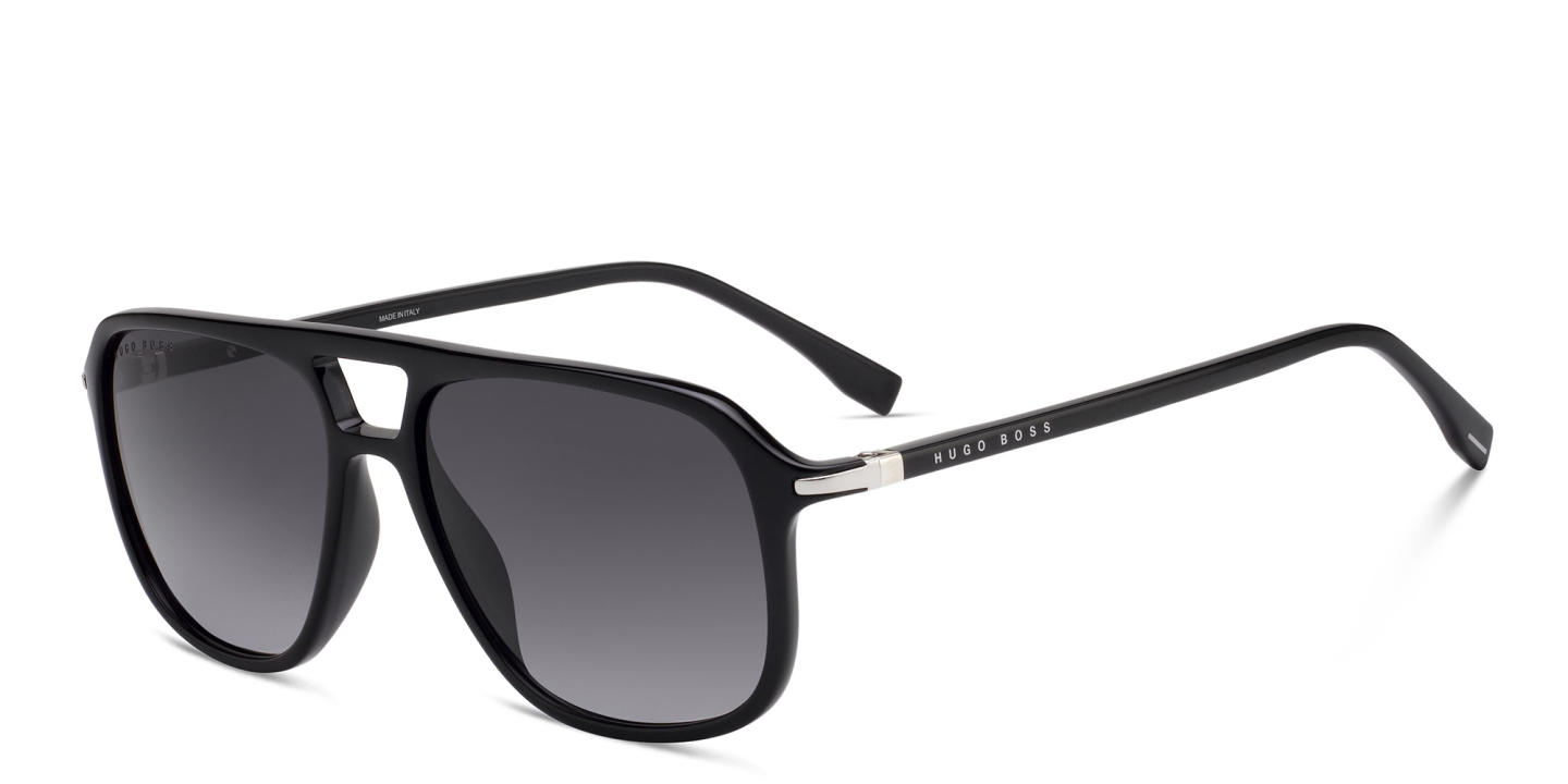 Hugo Boss Aviator Sunglasses in Black – Product Photo 1