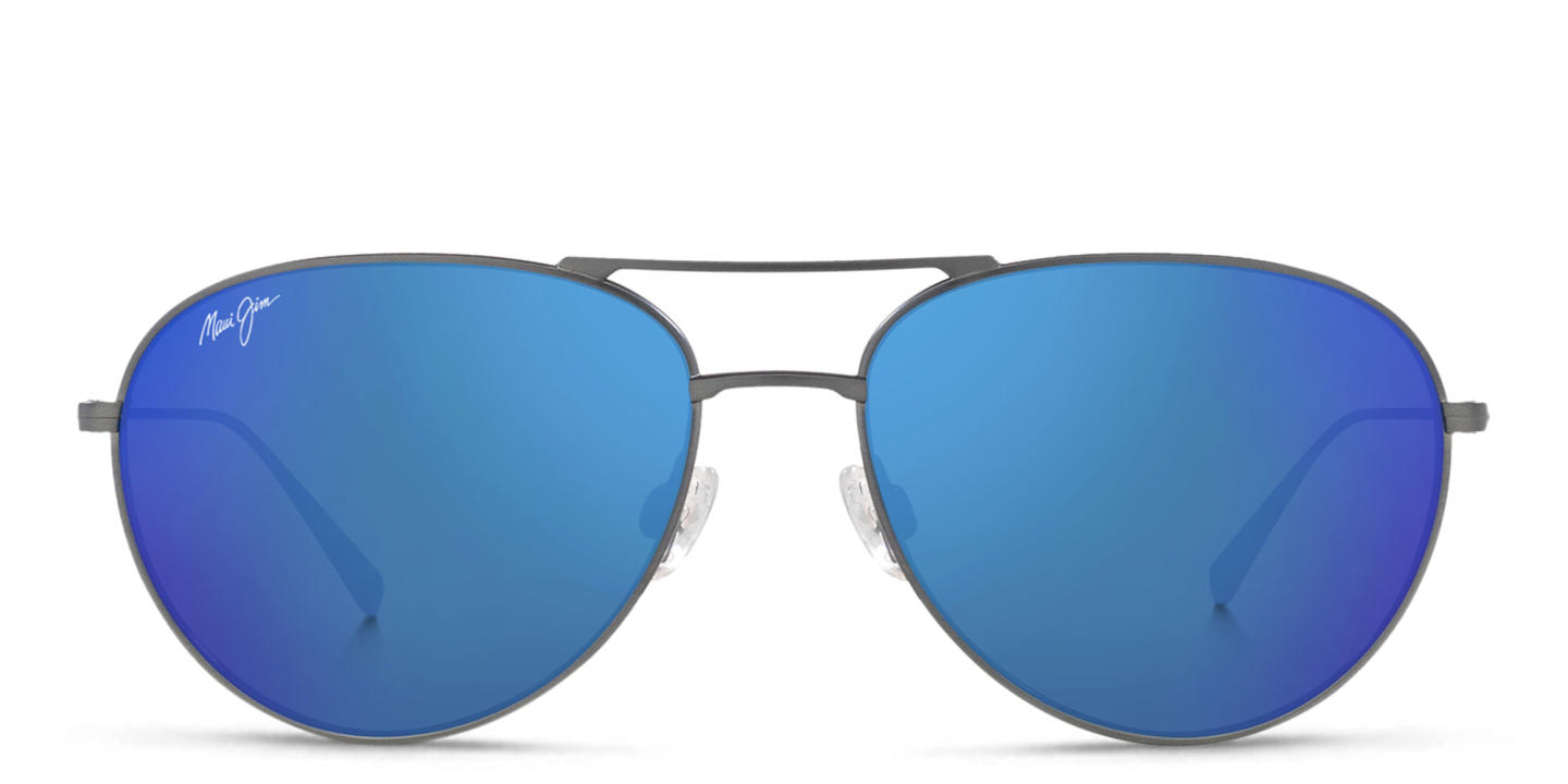 Shop Maui Jim Unisex Aviator Sunglasses in Grey online.