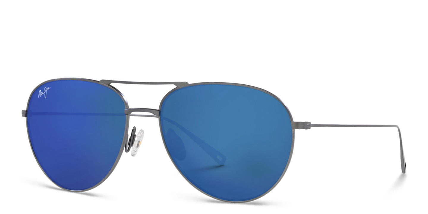 Shop Maui Jim Unisex Aviator Sunglasses in Grey online.