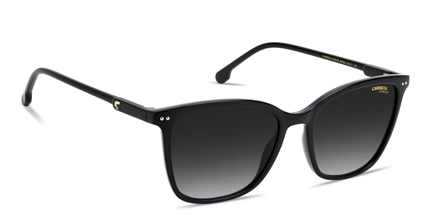 Shop Carrera C Logo Kids Square Sunglasses in Black online.
