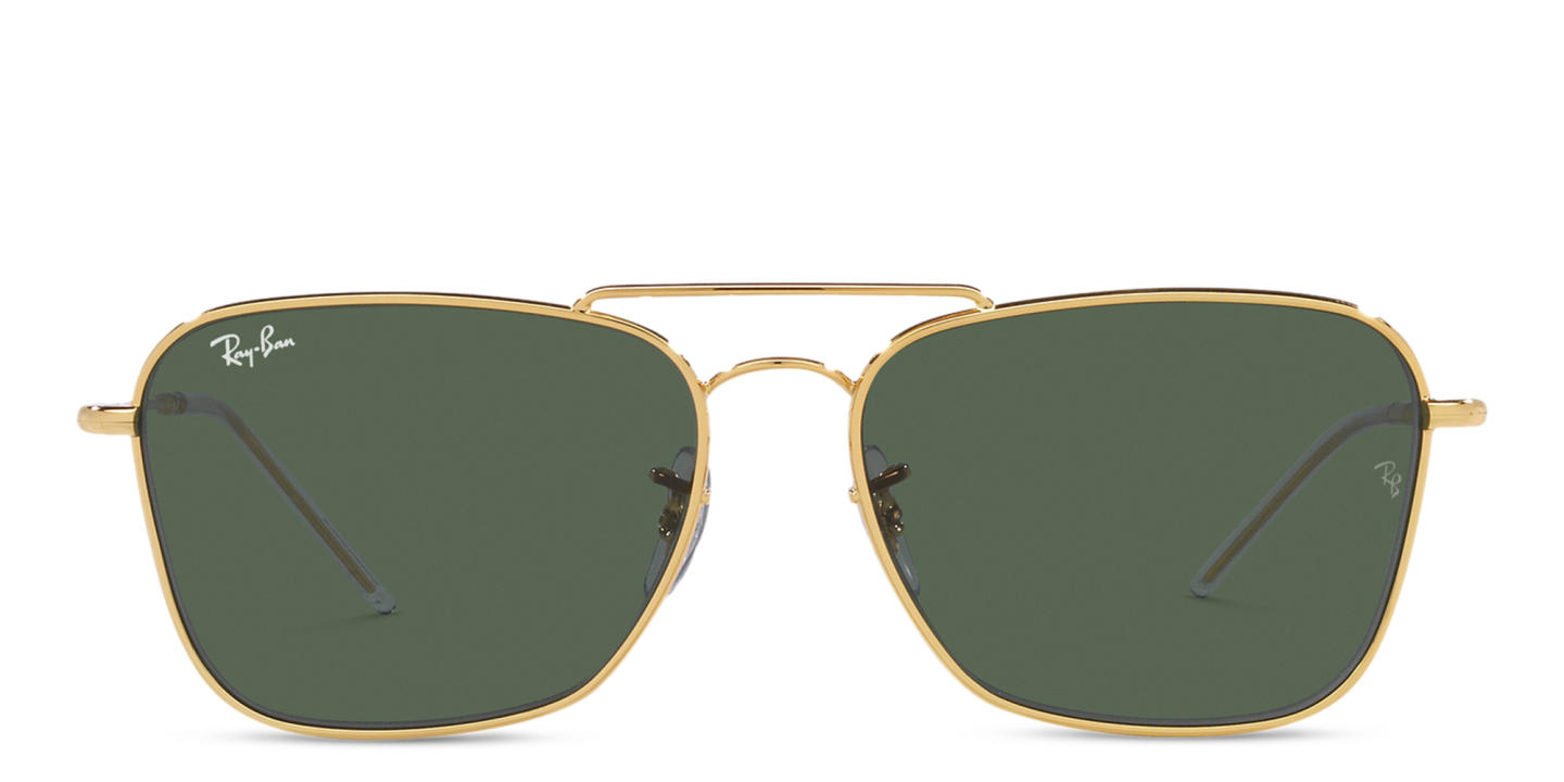 Ray-Ban Reverse Unisex Square Sunglasses in Gold – Product Photo 0
