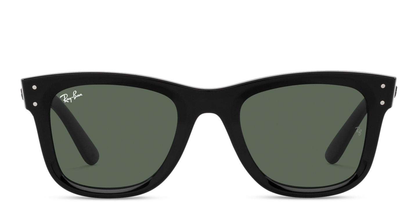 Shop Ray-Ban Reverse Unisex Square Sunglasses in Black online.