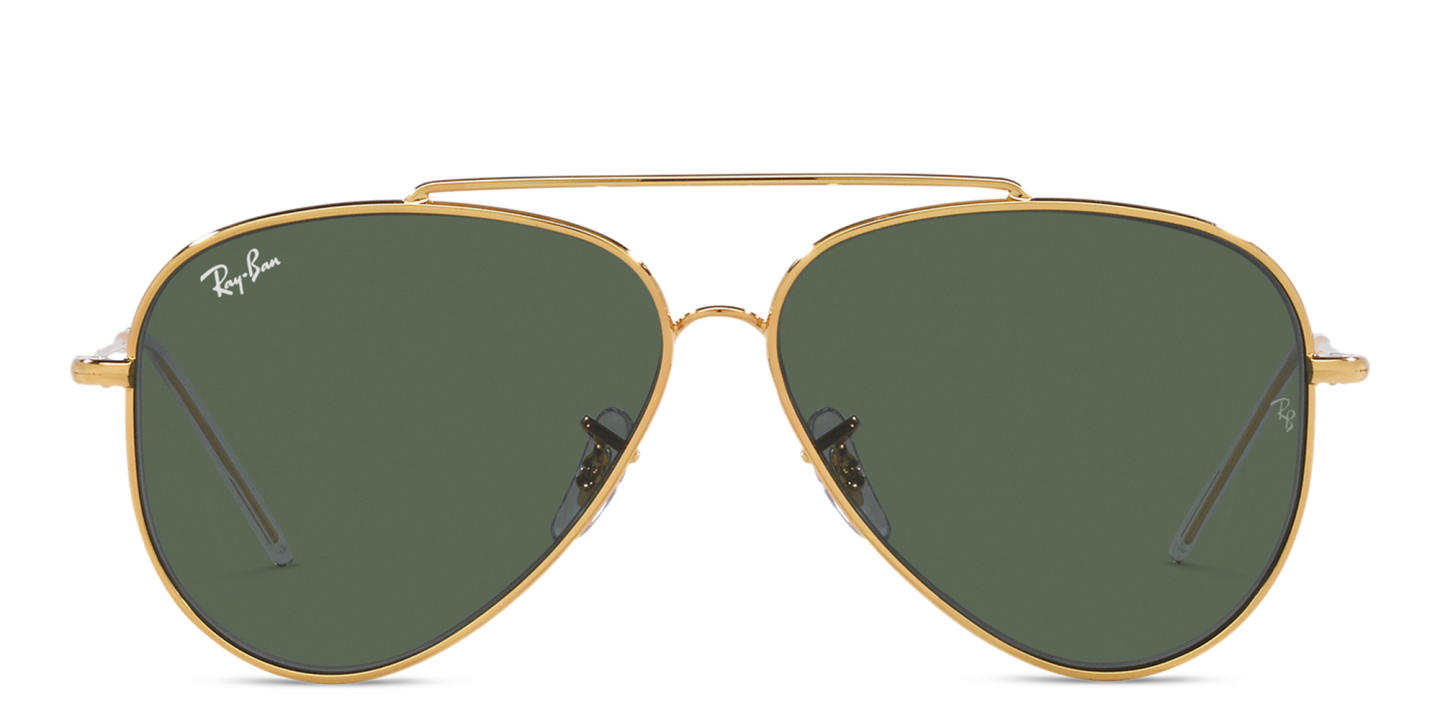 Ray-Ban Reverse Unisex Pilot Sunglasses in Gold – Product Photo 0