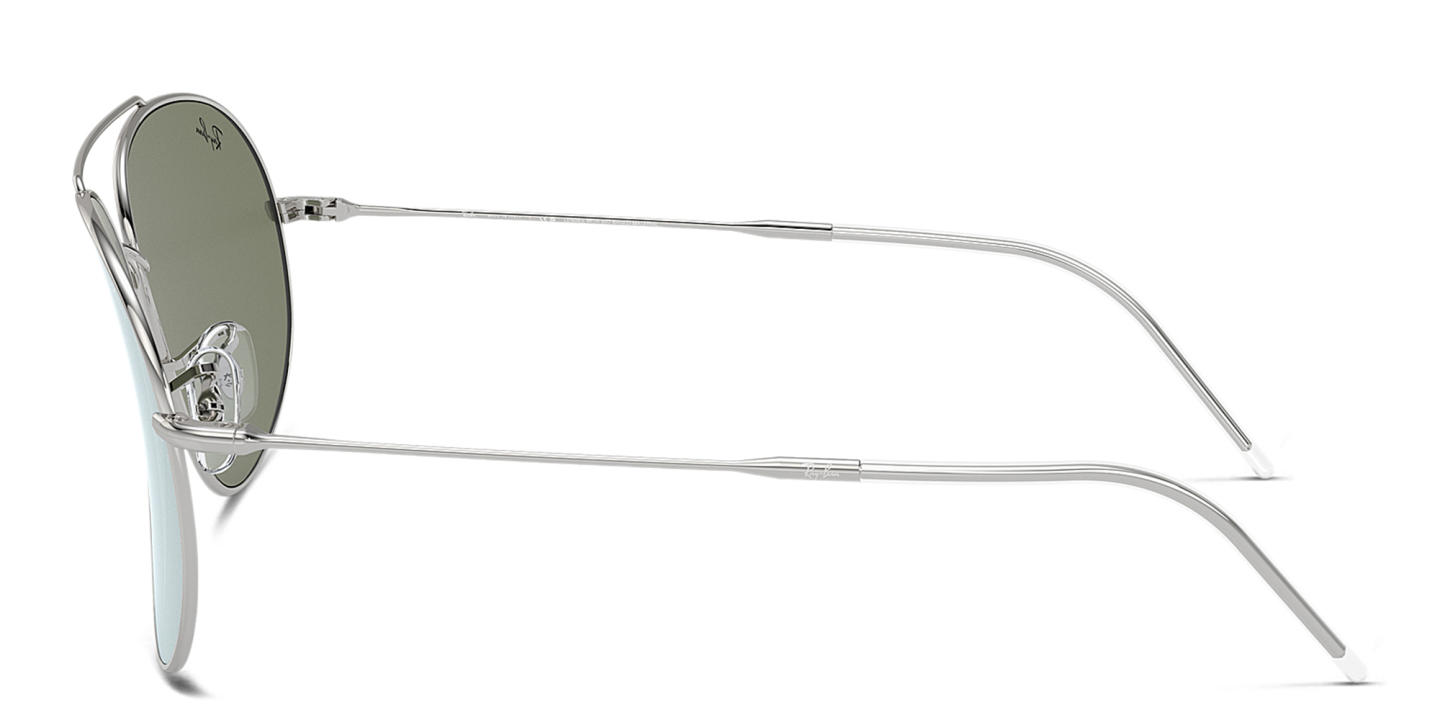Ray-Ban Reverse Unisex Pilot Sunglasses in Silver – Product Photo 2