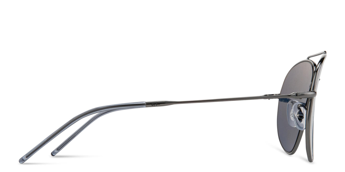 Ray-Ban Reverse Unisex Wide Pilot Sunglasses in Gunmetal – Product Photo 2