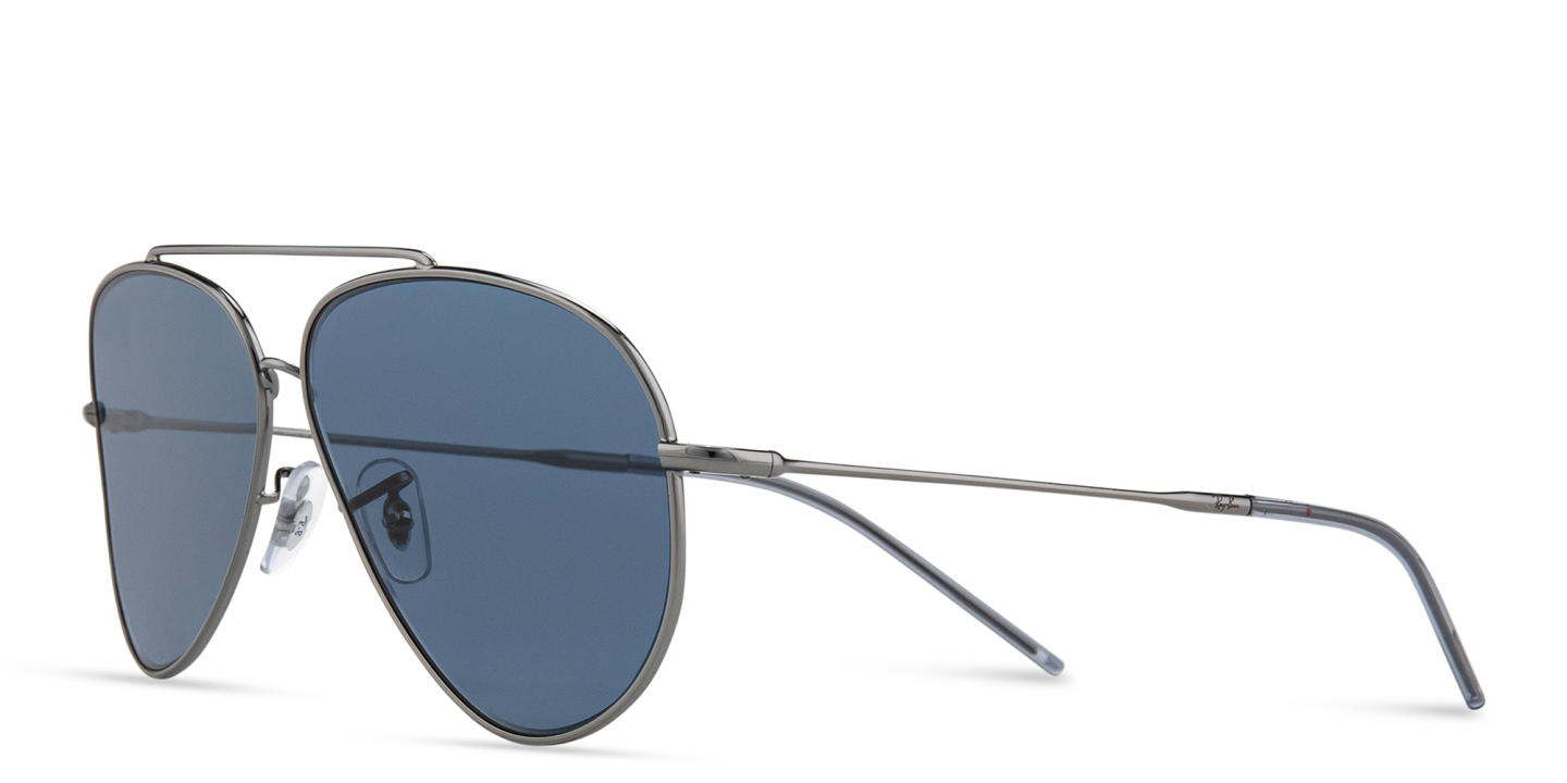 Ray-Ban Reverse Unisex Wide Pilot Sunglasses in Gunmetal – Product Photo 3