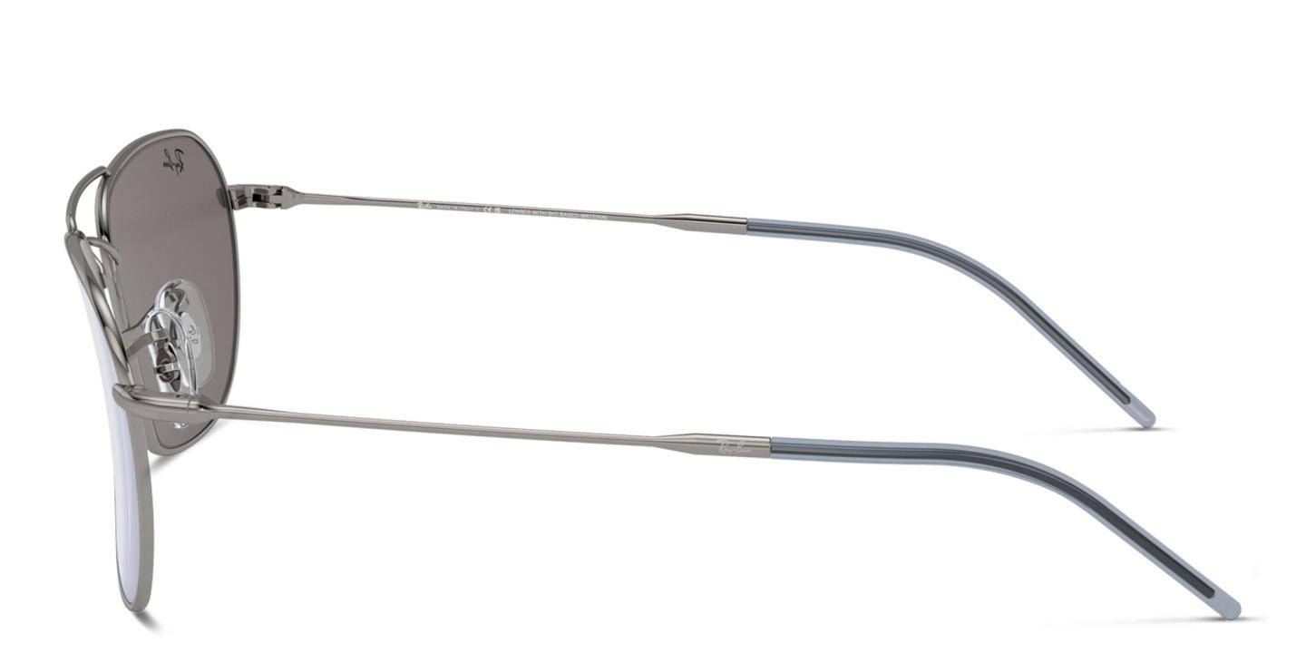 Shop Ray-Ban Caravan Reverse Unisex Wide Square Sunglasses in Gunmetal online.