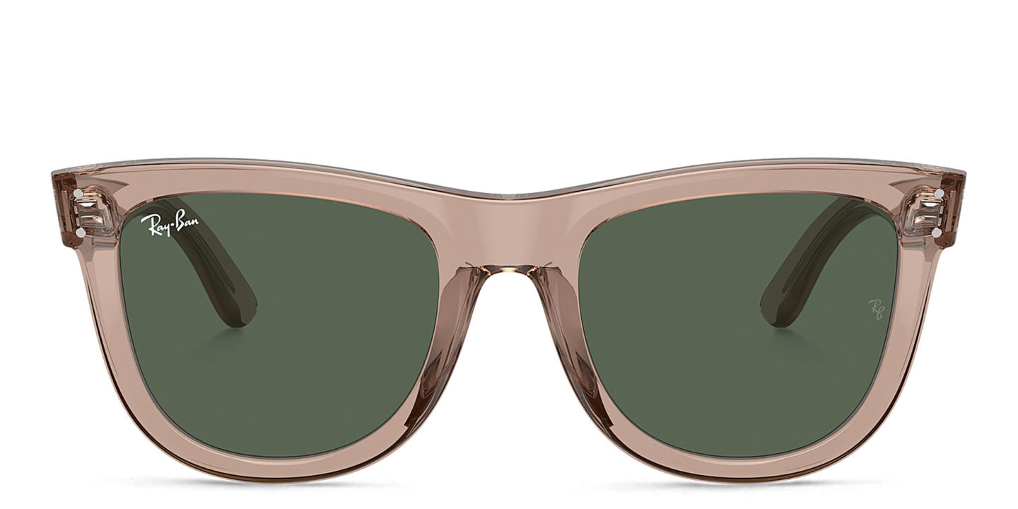 Ray-Ban Wayfarer Reverse Unisex Square Sunglasses in Brown – Product Photo 0