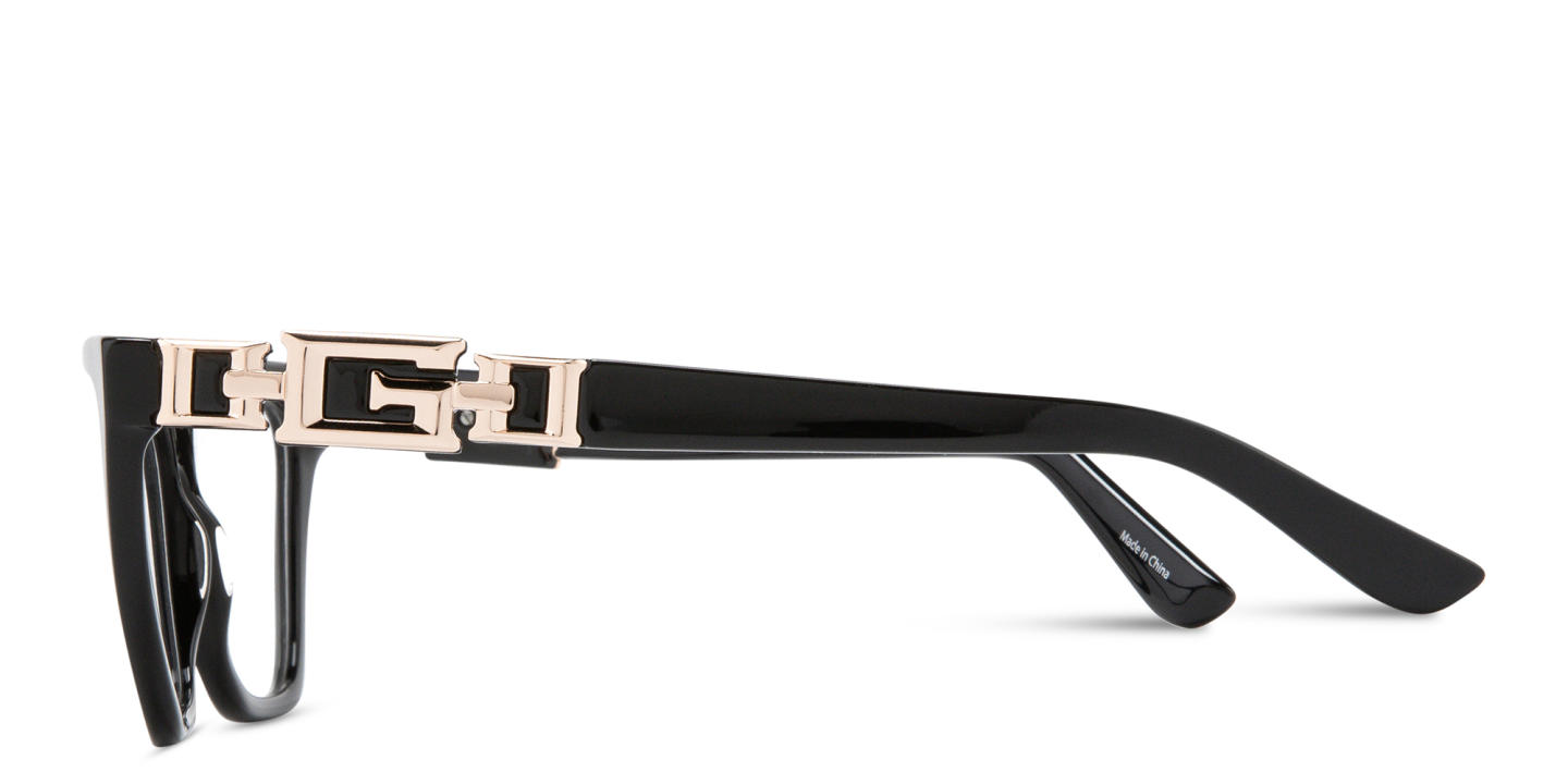 Guess Square Eyeglasses in Black – Product Photo 3