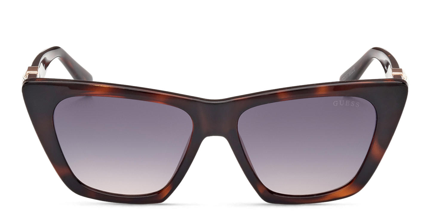 Shop Guess Square Sunglasses in Havana online.