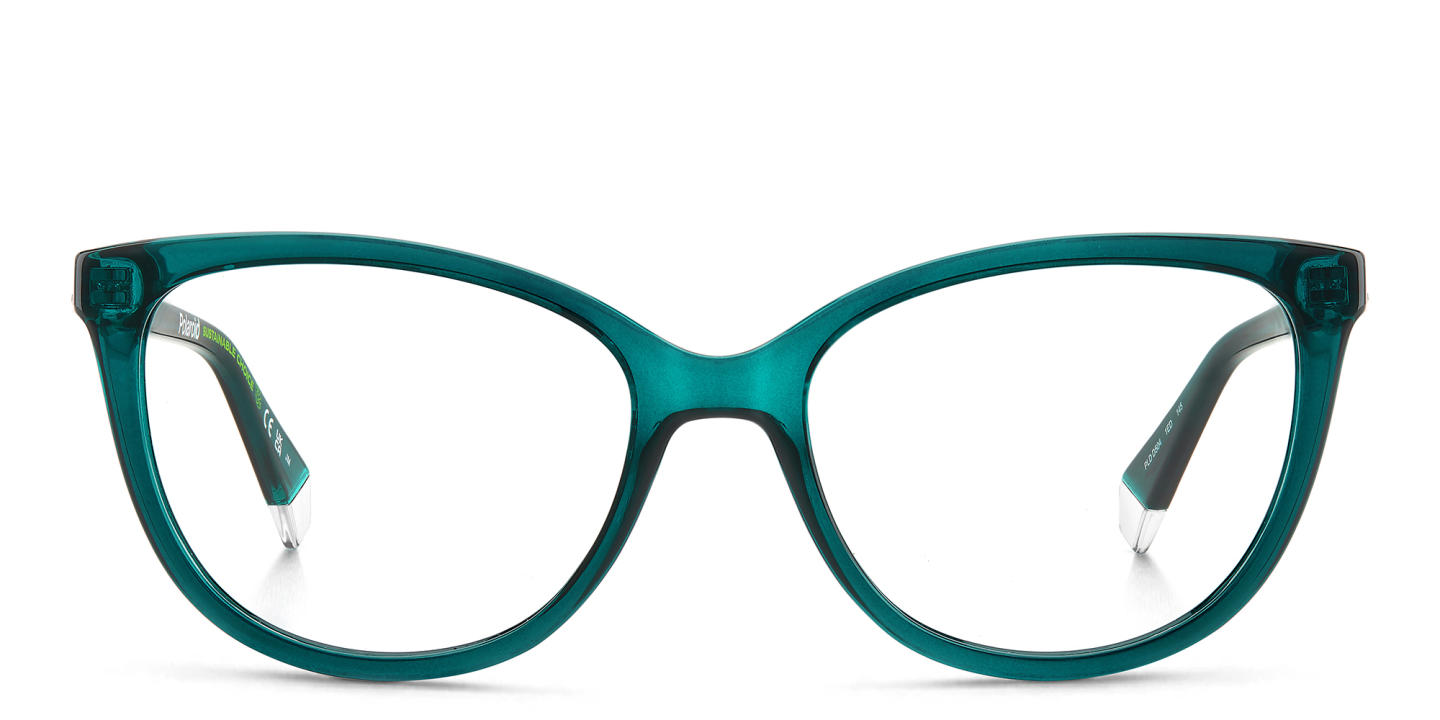 Shop Polaroid Cat-Eye Eyeglasses in Green online.