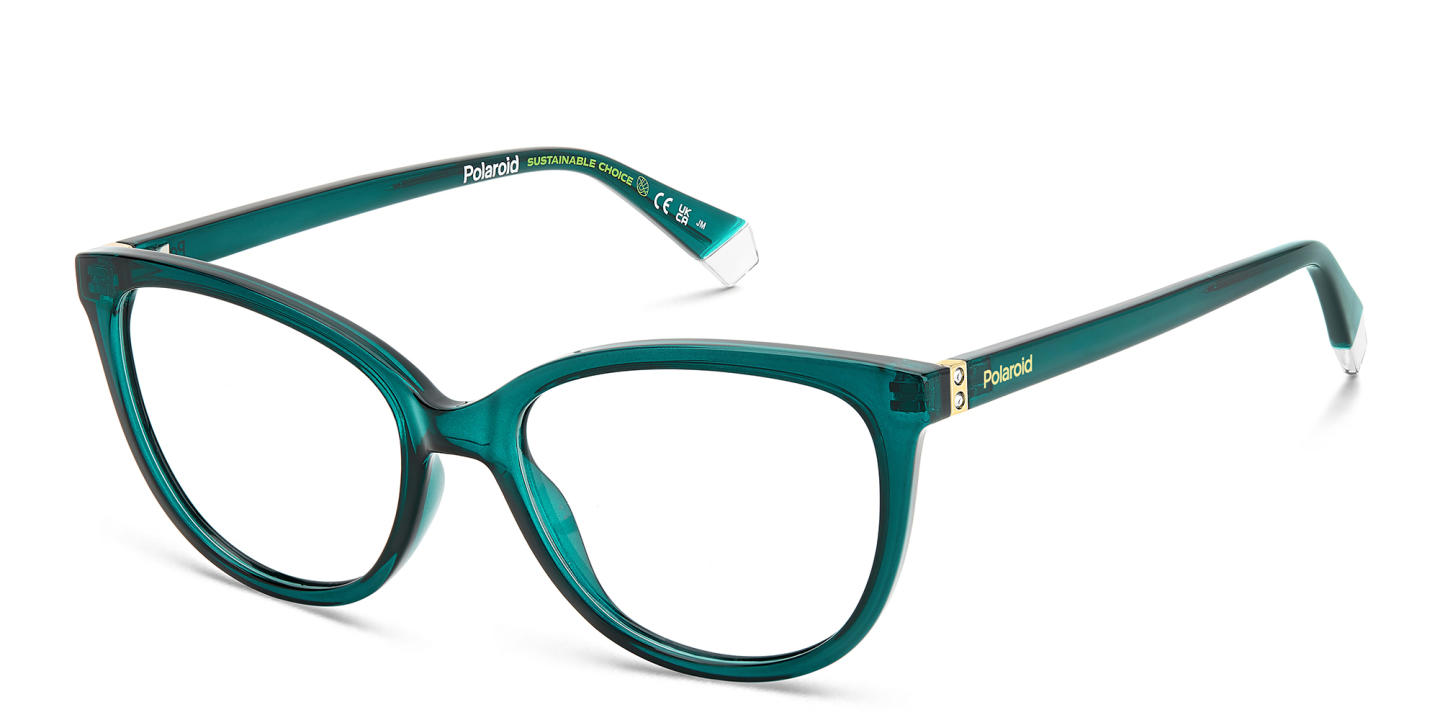 Shop Polaroid Cat-Eye Eyeglasses in Green online.
