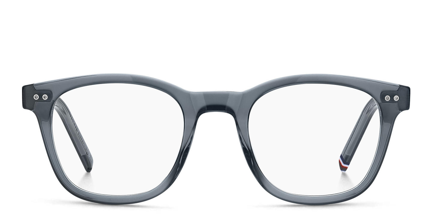 Tommy Hilfiger Square Eyeglasses in Grey – Product Photo 0