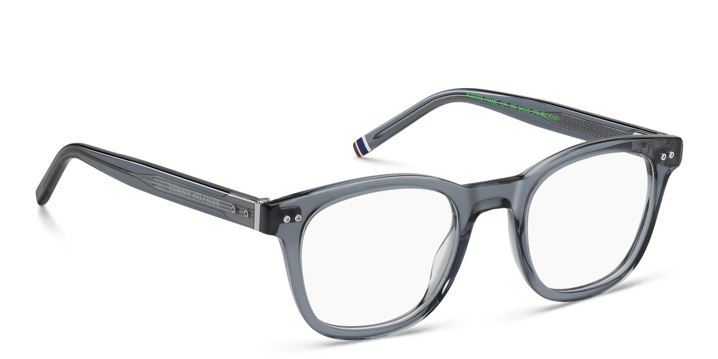 Tommy Hilfiger Square Eyeglasses in Grey – Product Photo 2
