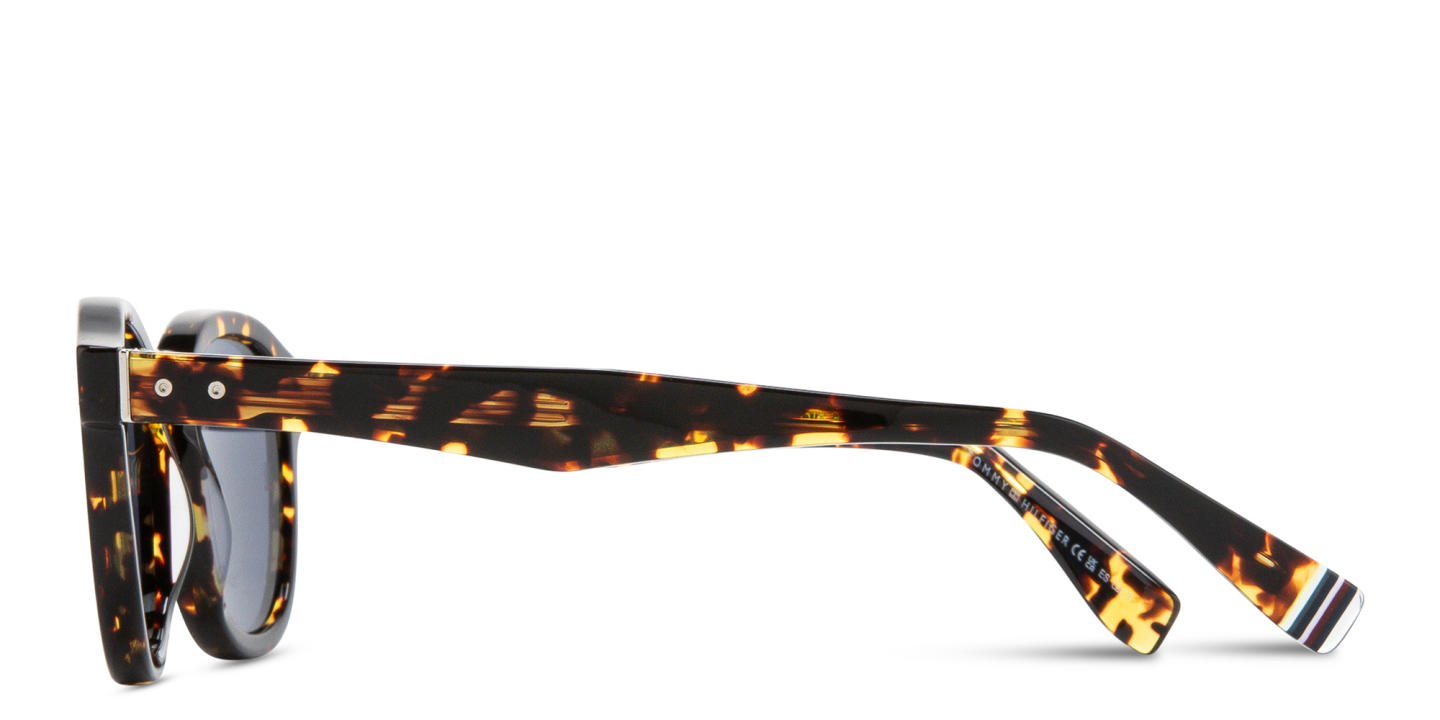 Tommy Hilfiger Round Sunglasses in Havana – Product Photo 3