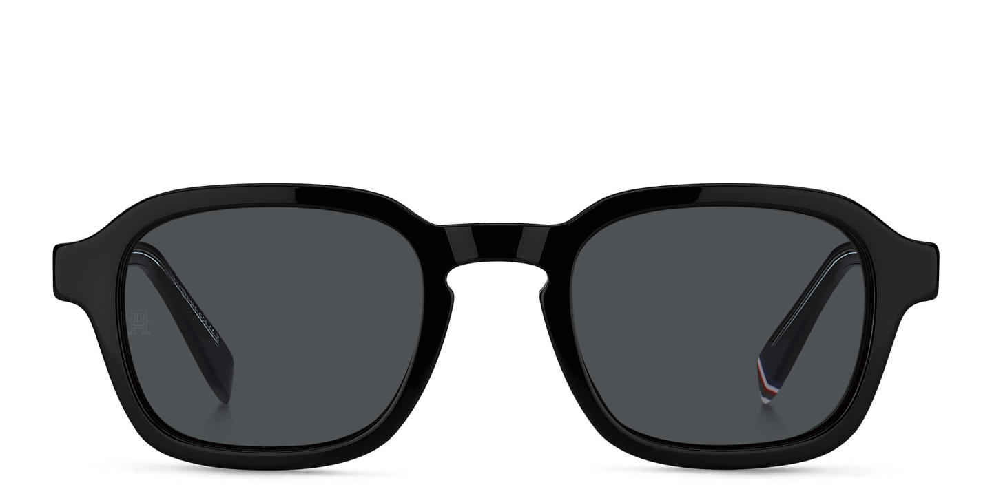 Tommy Hilfiger Square Sunglasses in Black – Product Photo 0