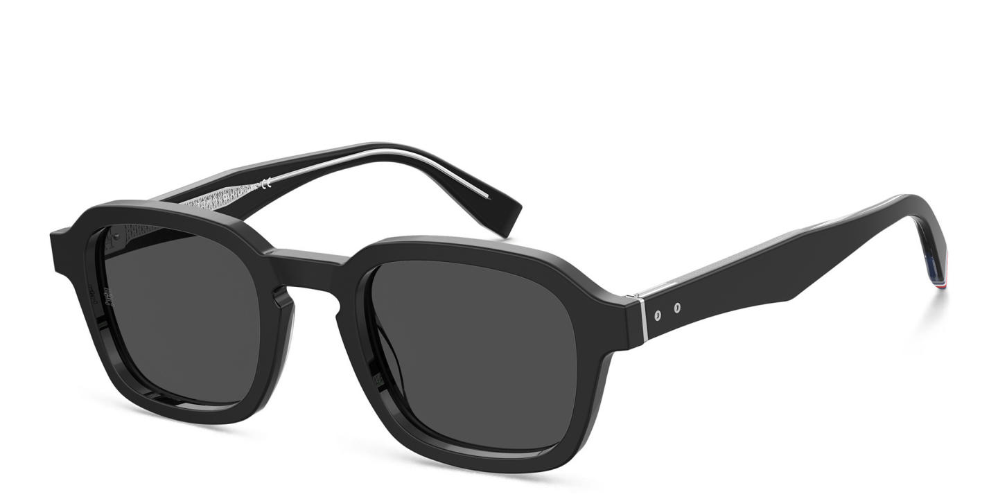 Tommy Hilfiger Square Sunglasses in Black – Product Photo 1