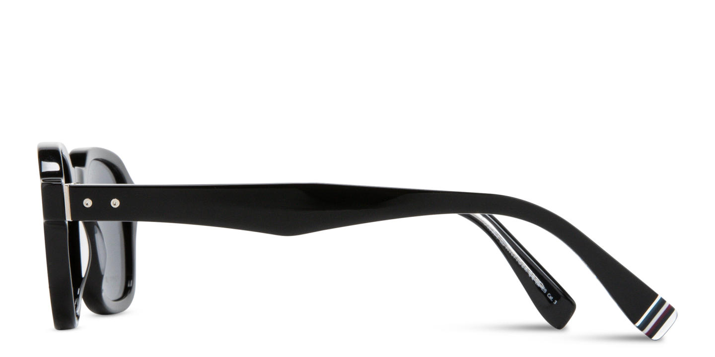 Tommy Hilfiger Square Sunglasses in Black – Product Photo 3