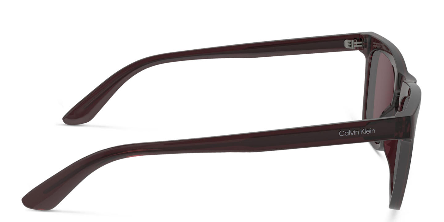 Shop Calvin Klein Square Sunglasses in Purple online.